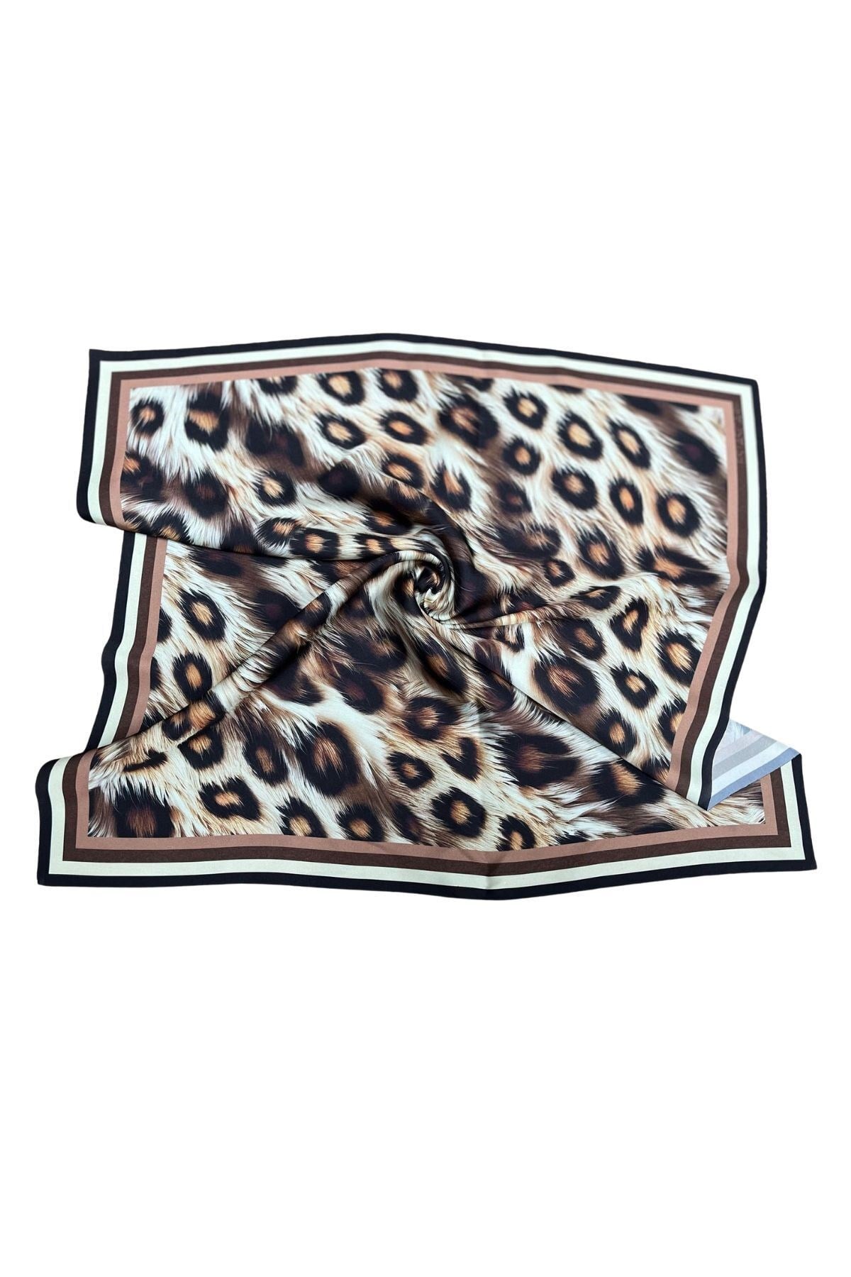 Leopar Desenli Fular Estascarf