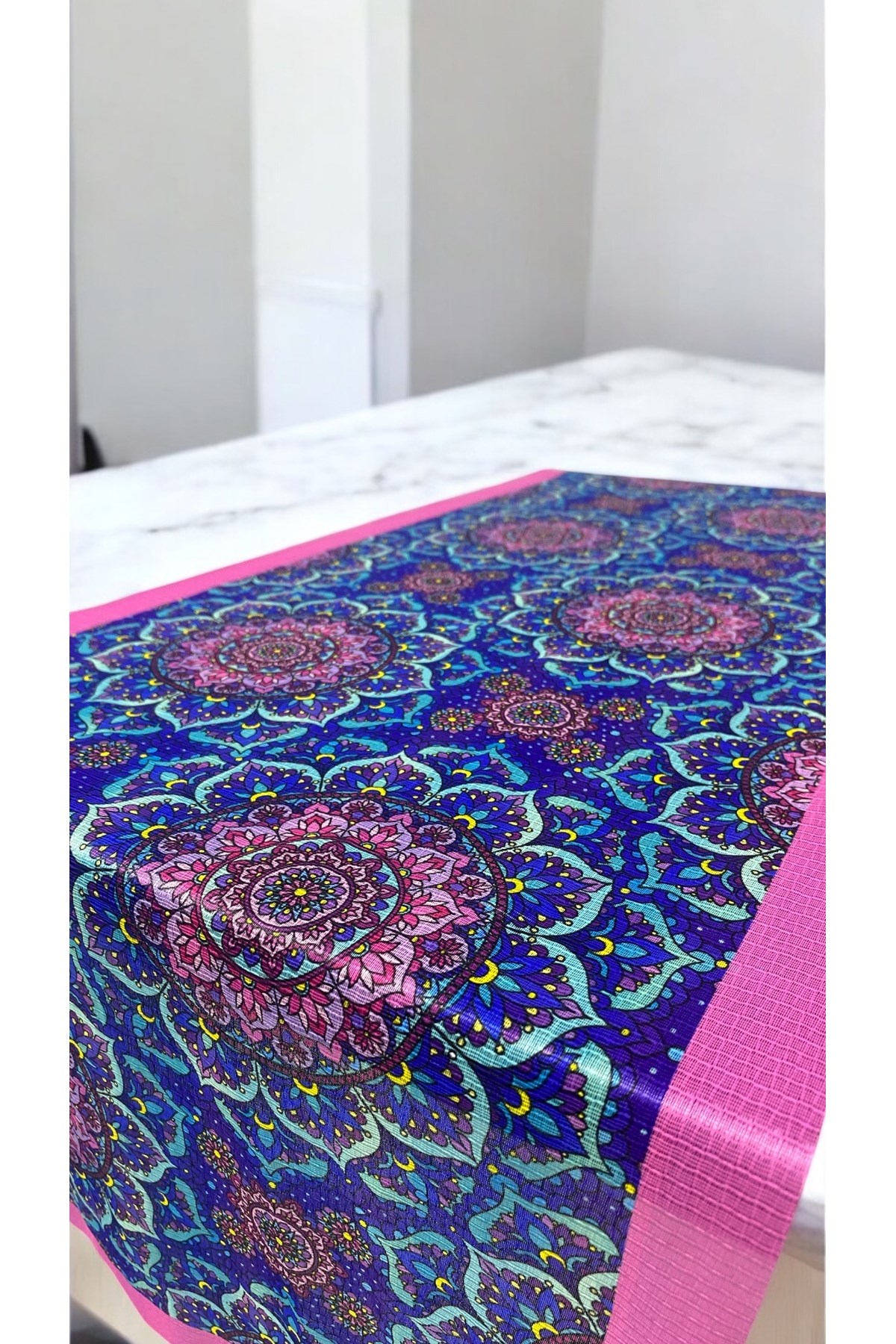 Mandala Desenli Runner 40 X 140