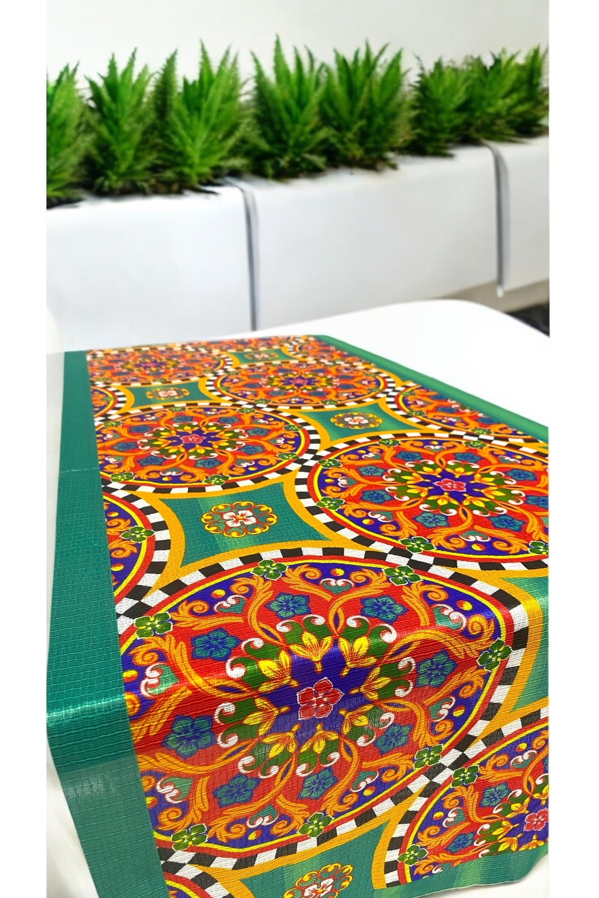 Mandala Desenli Runner 40 X 140