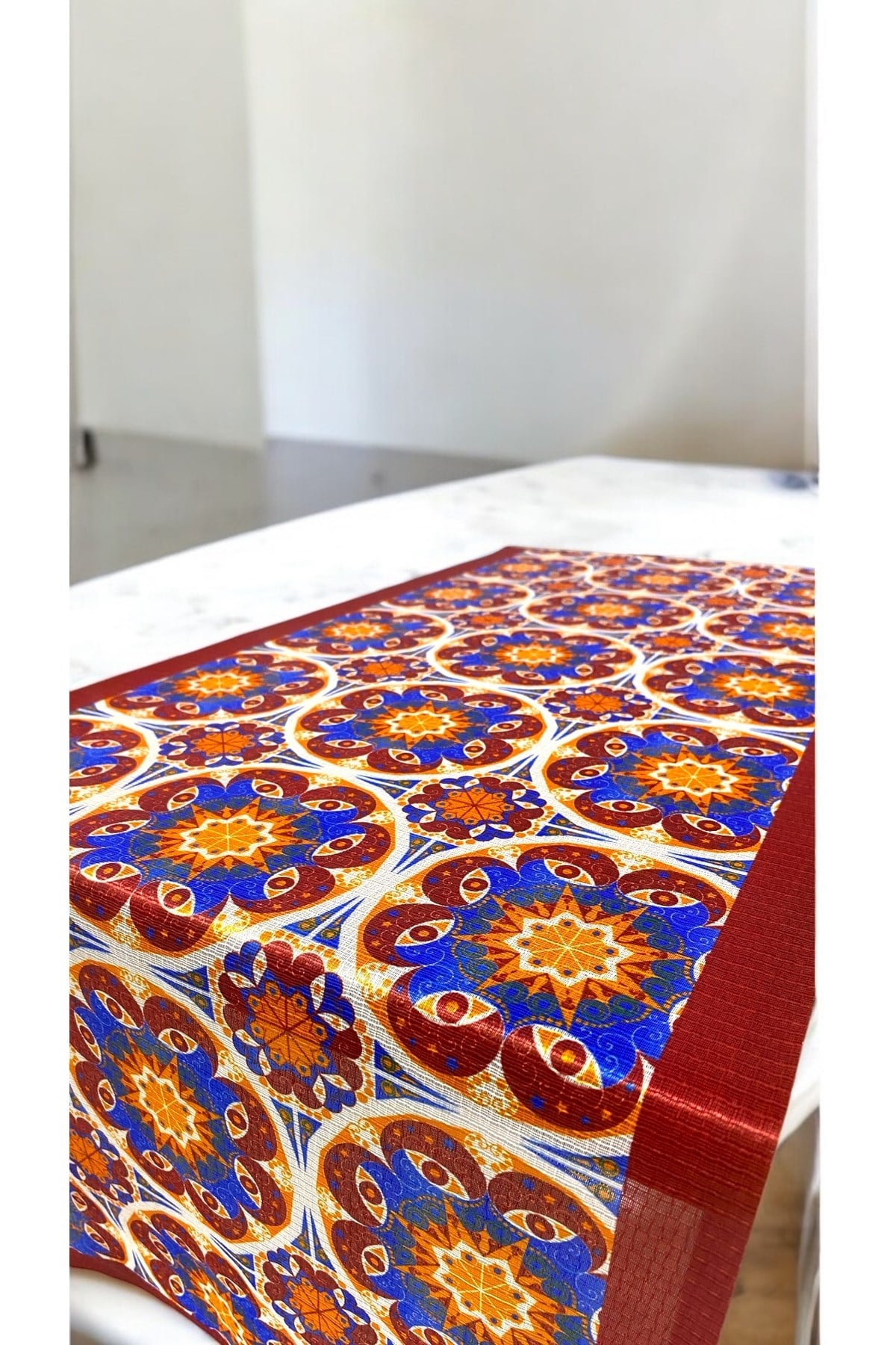 Mandala Desenli Runner 40 X 140