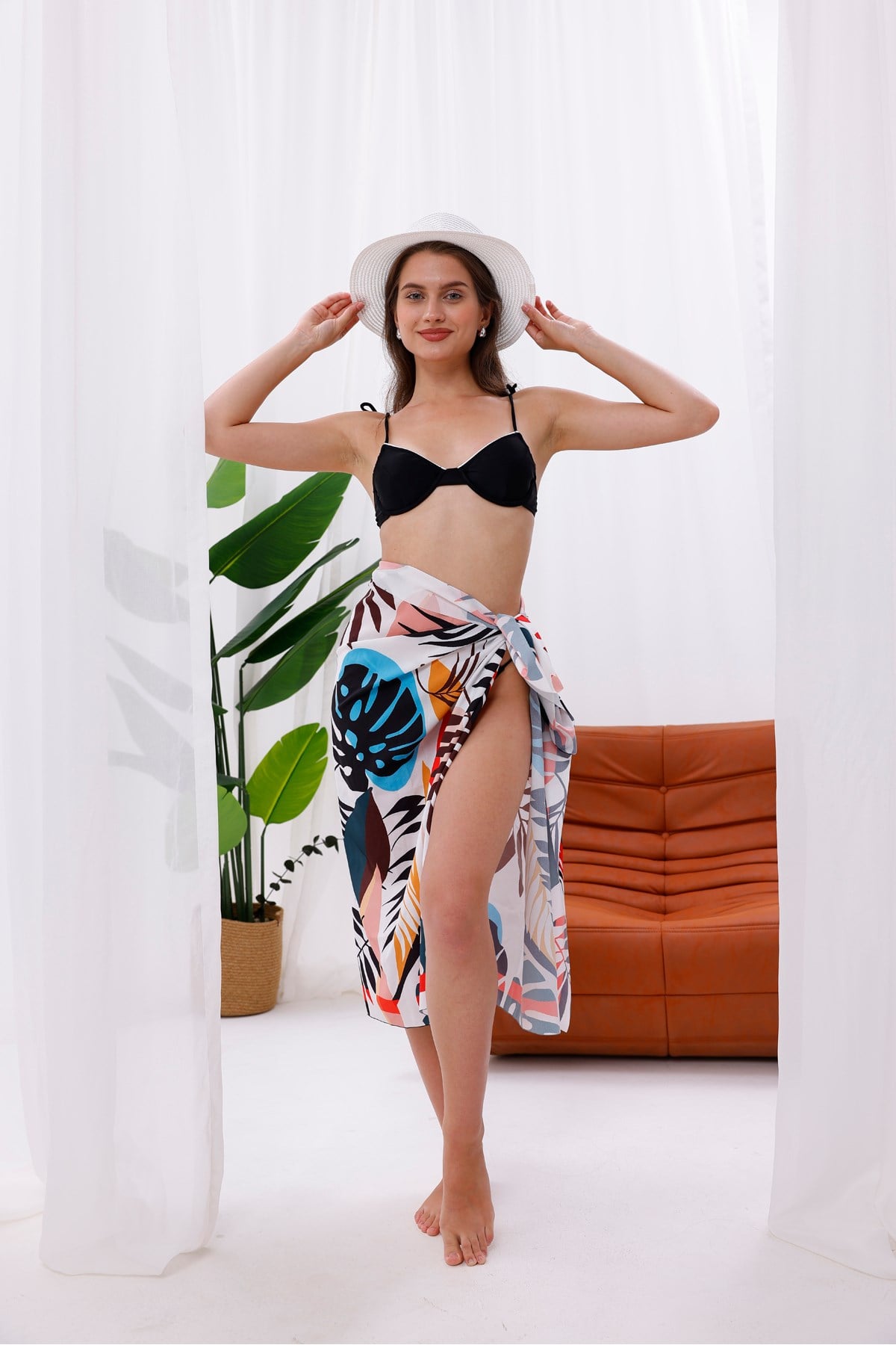 Pareo - Tropikal Esinti Model 150x95 Cm