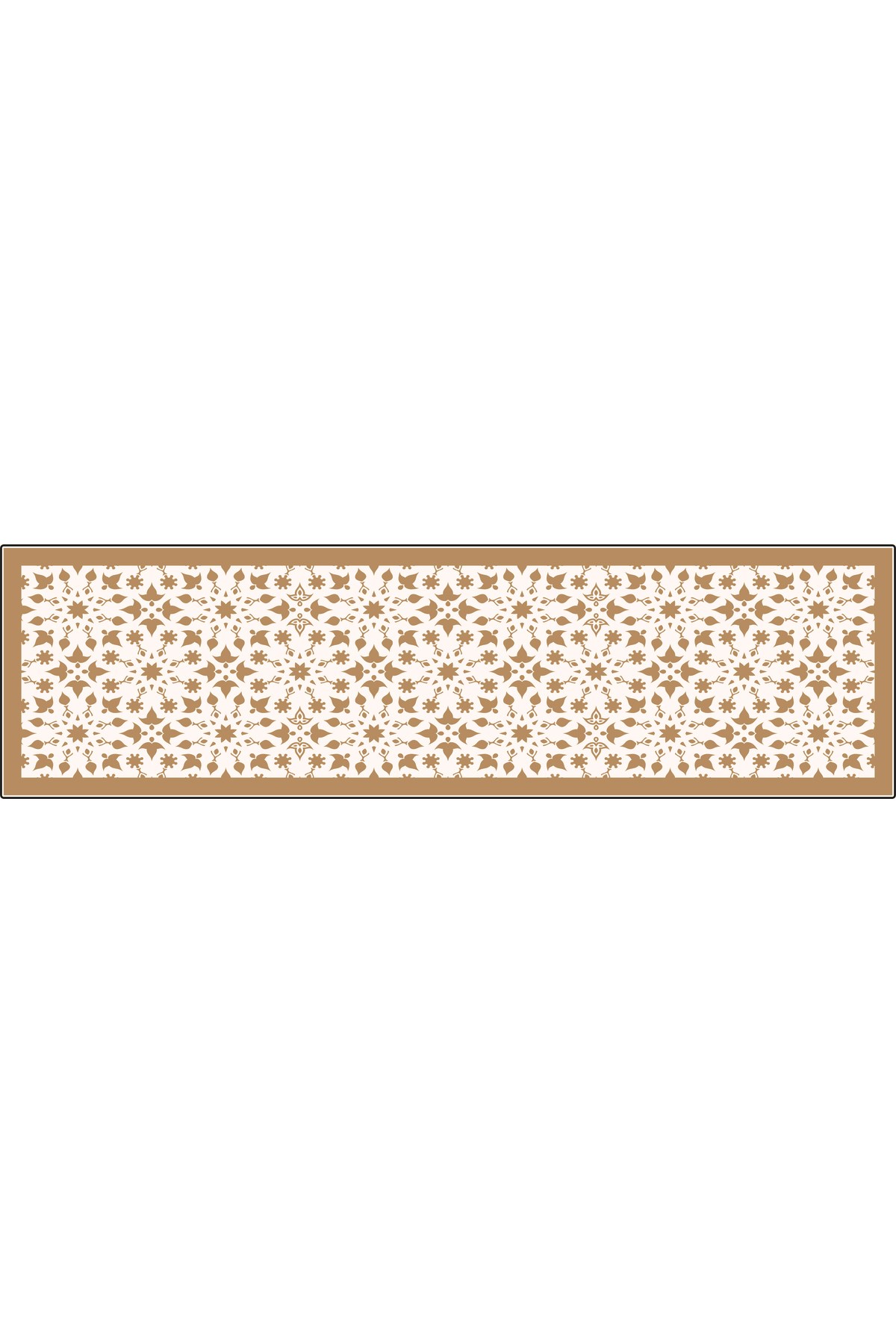 Ramazan Ayı Motifli Dijital Baskılı Runner Masa Örtüsü 40x140 cm