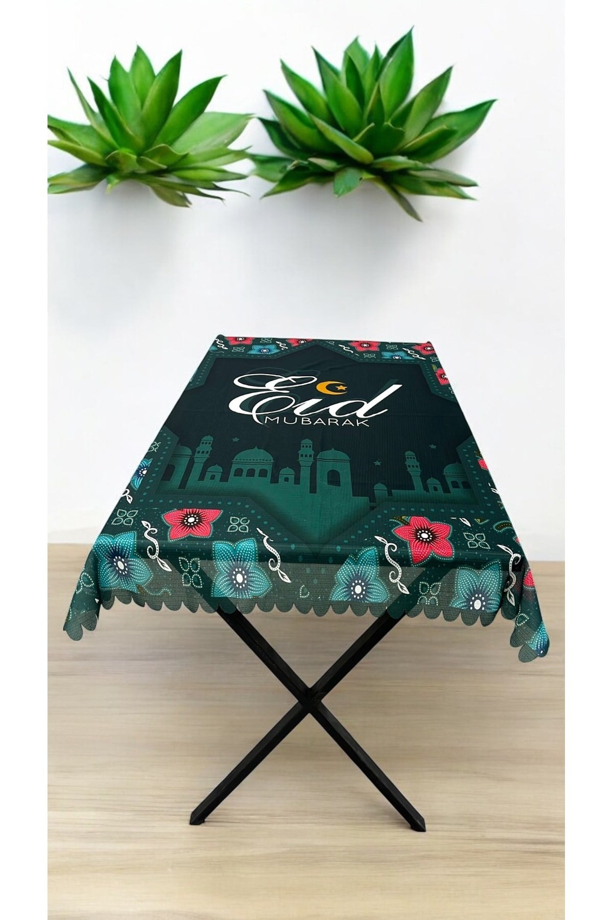 Ramazan Masa Örtüsü İftar Sofrası İçin Masa Örtü Ramadan Kareem