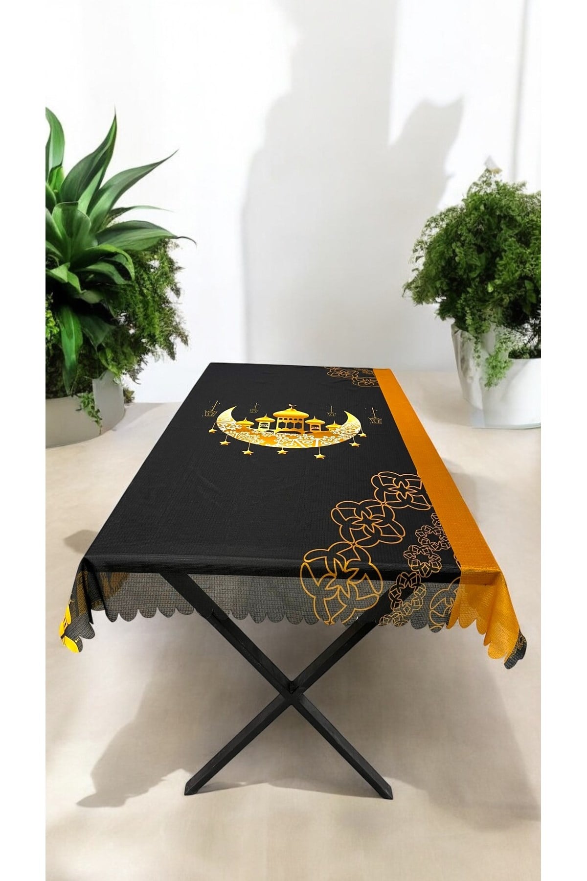 Ramazan Masa Örtüsü İftar Sofrası İçin Masa Örtü Ramadan Kareem