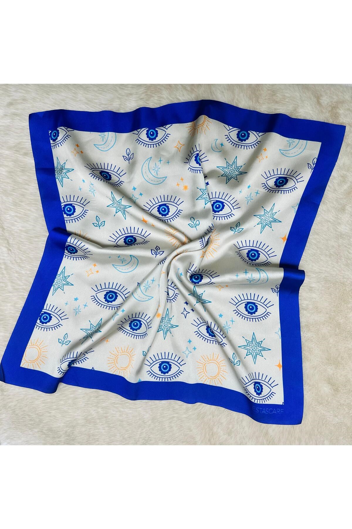 Sevgililer Günü Özel Blue Fular Toka Bandana Hediye Seti