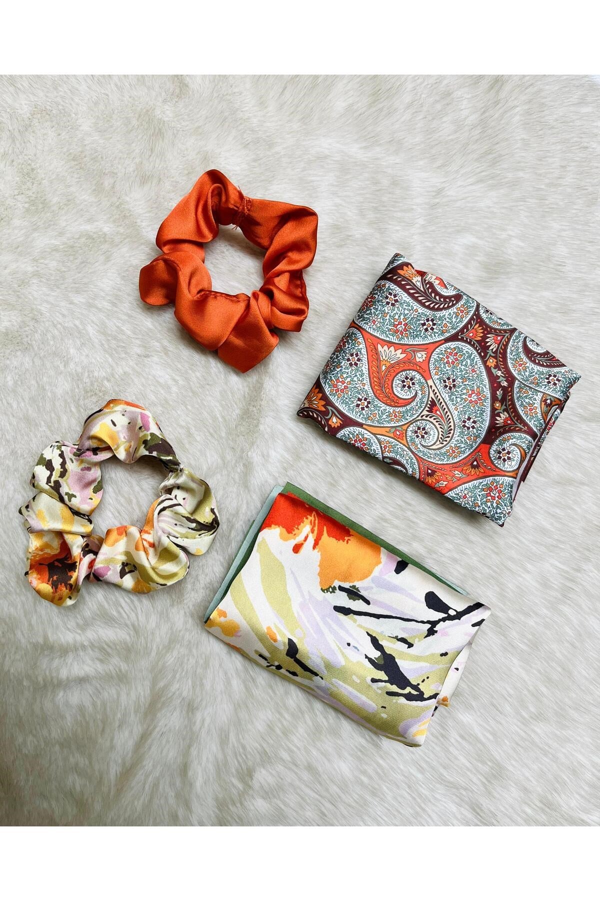 Sevgililer Günü Özel Karma Fular Toka Bandana Hediye Seti
