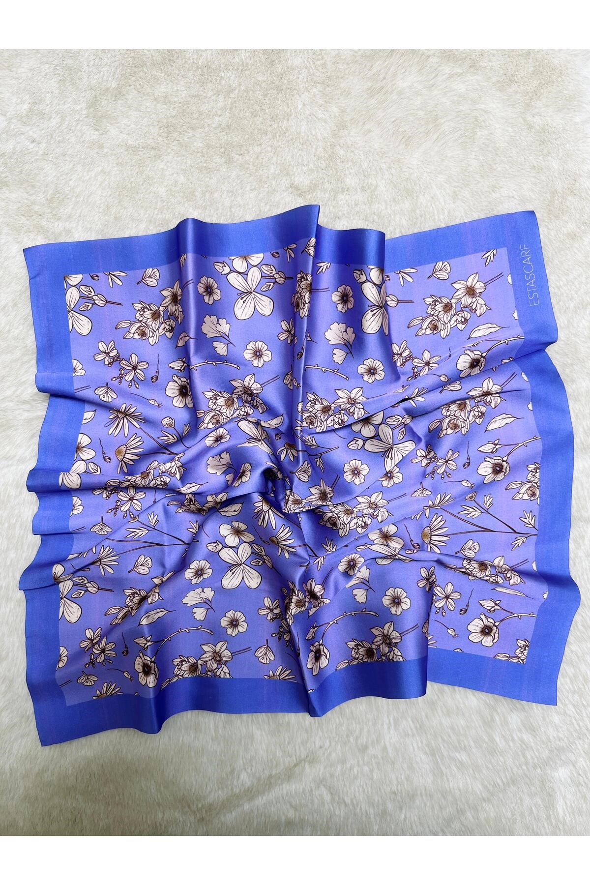 Sevgililer Günü Özel Mor Fular Toka Bandana Hediye Seti