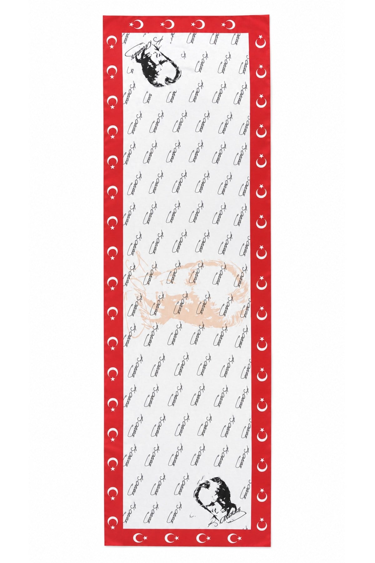 Tarzını Seç Atatürk İmzalı Atkı / Şal / Fular 120x34 cm