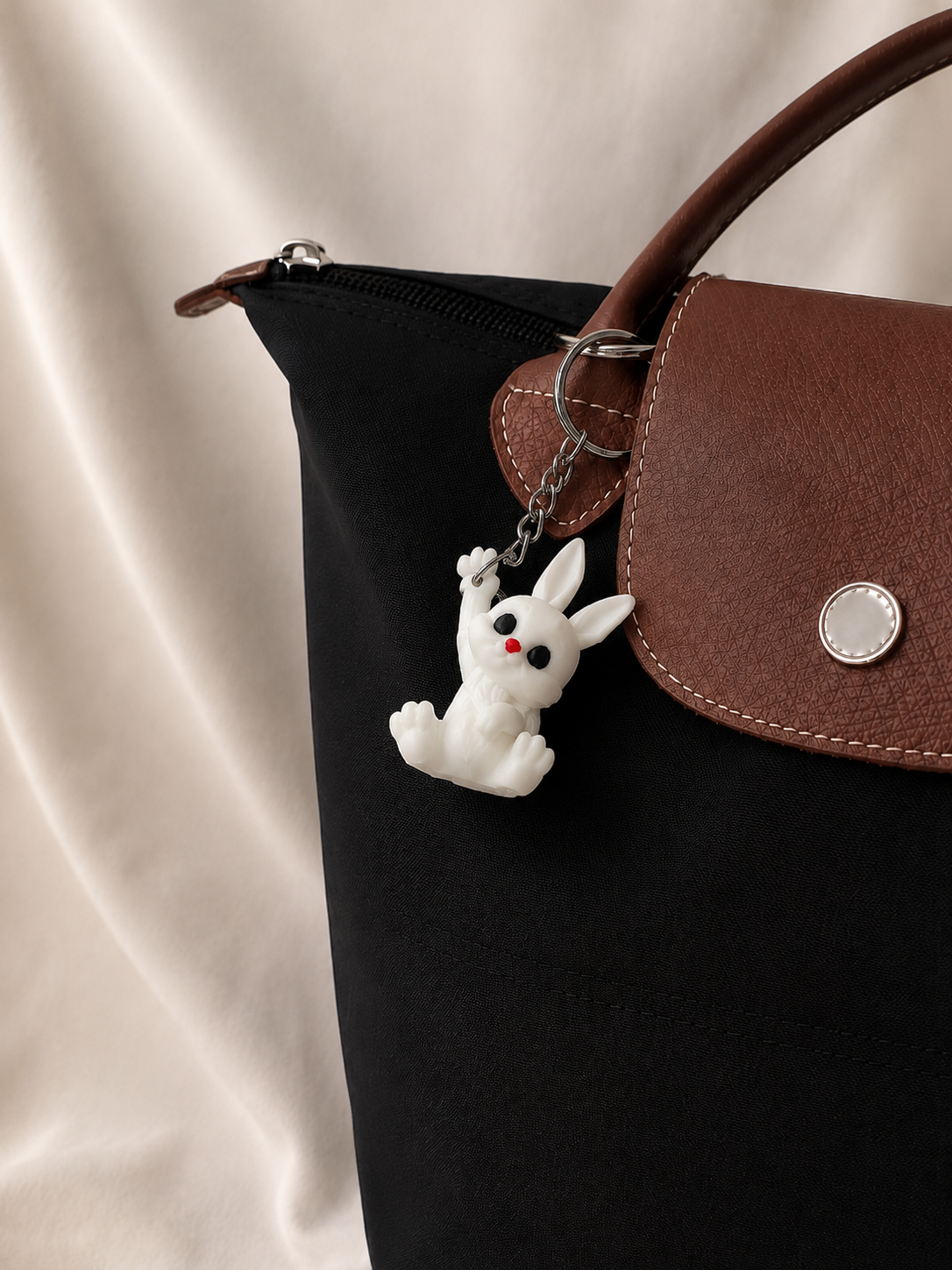 Tarzınıseç 3D Cutie Bunny Anahtarlık Charm