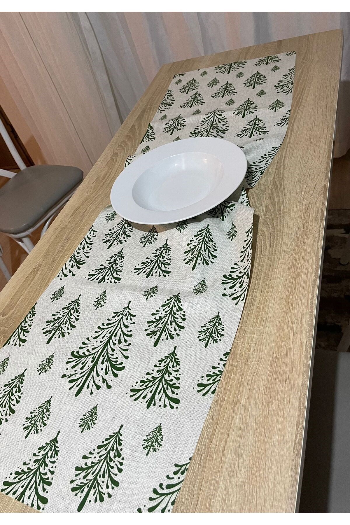 Yılbaşı Desen Runner Christmas Yeniyıl Runner 40 X 140 - 2 Adet