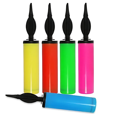 Renkli Balon Şişirme Pompası El Tipi Manuel