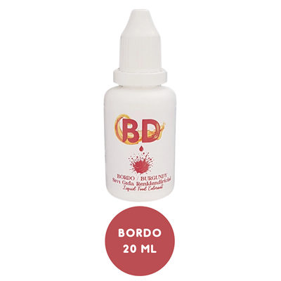 BD Sıvı Gıda Boyası 20 ml Bordo