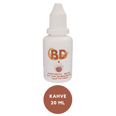 BD Sıvı Gıda Boyası 20 ml Kahverengi