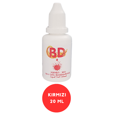 BD Sıvı Gıda Boyası 20 ml Kırmızı