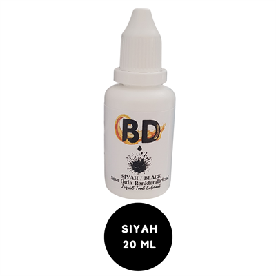 BD Sıvı Gıda Boyası 20 ml Siyah