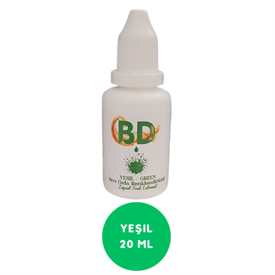 BD Sıvı Gıda Boyası 20 ml Yeşil