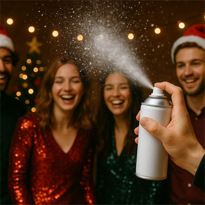 Eriyen Kar Spreyi 300 ml - Geçici Yapay Kar Efekti