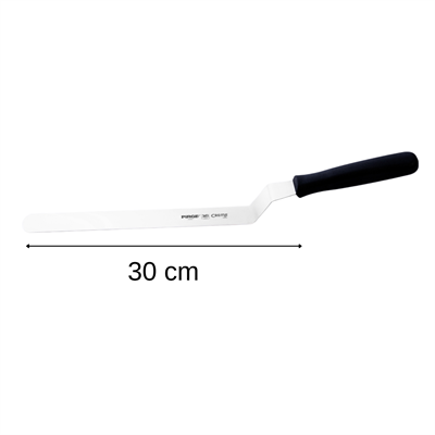 Pirge Creme Yuvarlak Uçlu Spatula – 30 cm Kademeli Pasta Sıvama Bıçağı