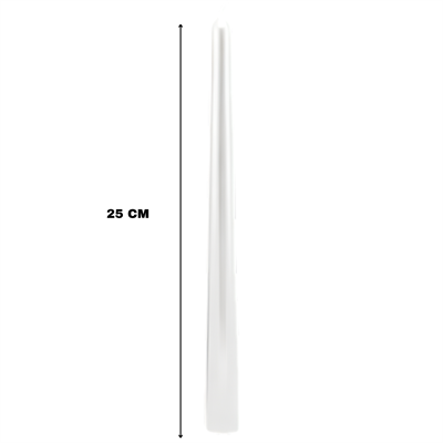 Sedef Renkli Şamdan Mum 10 Lu Paket 25 cm