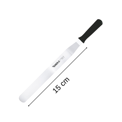 Sinerji 15 cm Kademeli Pasta Spatulası – Yuvarlak Uçlu Sıvama Spatulası