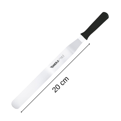 Sinerji Kademeli Pasta Spatulası – Yuvarlak Uçlu Sıvama Spatulası 20 cm