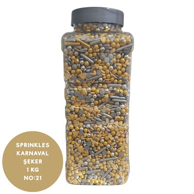 Sprinkles Karnaval Şeker 1 Kg (No:21) Renkli Pasta ve Çikolata Süslemesi