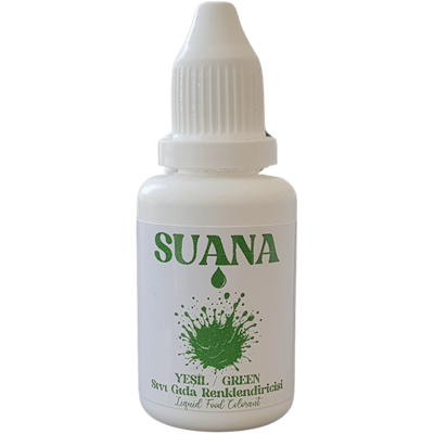 Suana Sıvı Gıda Boyası 20 ml Yeşil