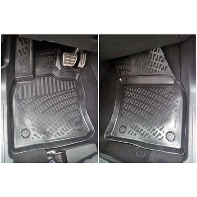 Rizline Citroen Jumpy 2016+ (Panelvan)/Expert/Scudo/Vivaro (Van) Ticari 3D Havuzlu Ön Paspas (2 Parç