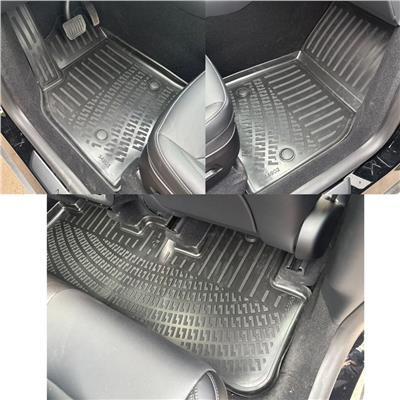 Rizline Fiat Fiorino (Benzinli) 2008+ /Fiorino (Dizel) 2008-2019 (Panelvan) 3D Havuzlu Ön Paspas