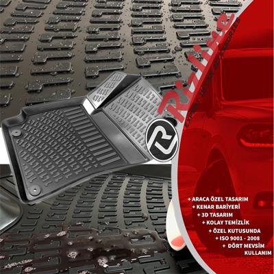 Rizline Ford Capri (Ev) 2024+ /Explorer (Ev) 3D Havuzlu Paspas