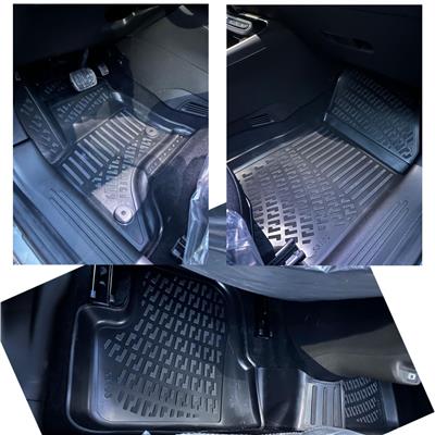 Rizline Ford Custom 2012-2023 (Otomatik-Şoför+2 Yolcu) Ticari Ön 3D Havuzlu Paspas