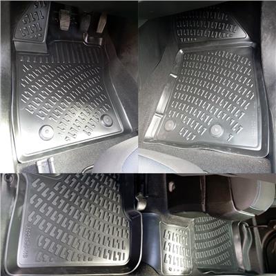 Rizline Peugeot 208 2019+ (Benzin/Dizel) /Corsa F/Mokka 2021+/C4 2020+/DS 3 2018+ 3D Havuzlu Paspas