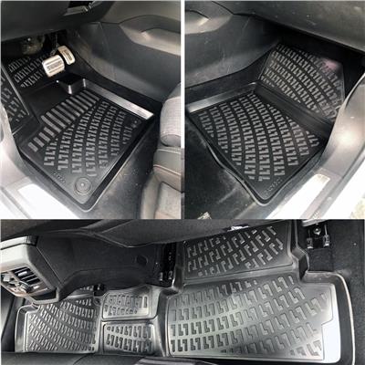 Rizline Peugeot 3008 2016-2024 (Access-Active-Allure) /Grandland 2014-2024 3D Havuzlu Paspas
