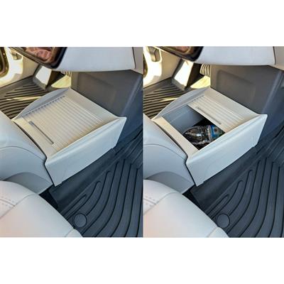 Rizline Togg T10X 2023+ Organizer Ön Konsol Ara Saklama Kutusu - KREM/BEJ