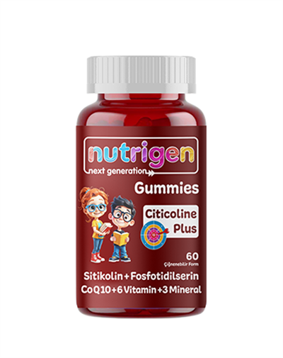 Nutrigen Next Generation Gummies Citicoline Plus 60 Çiğnenebilir Form