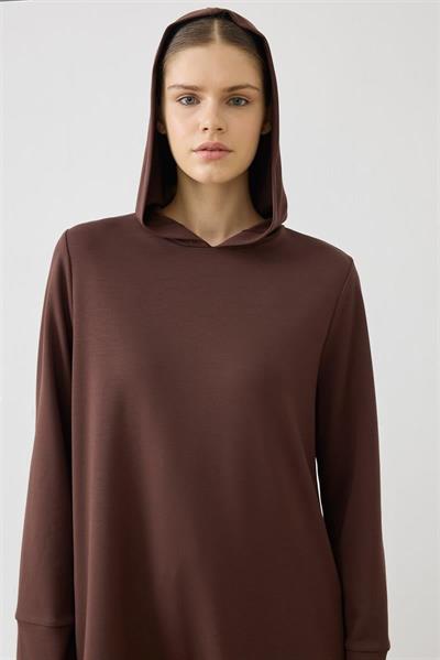 MİORİ BERN PANTOLONLU MODAL TAKIM KAHVE