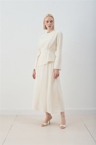 MİORİ BLERA ETEKLİ CUPRA TAKIM VANİLYA