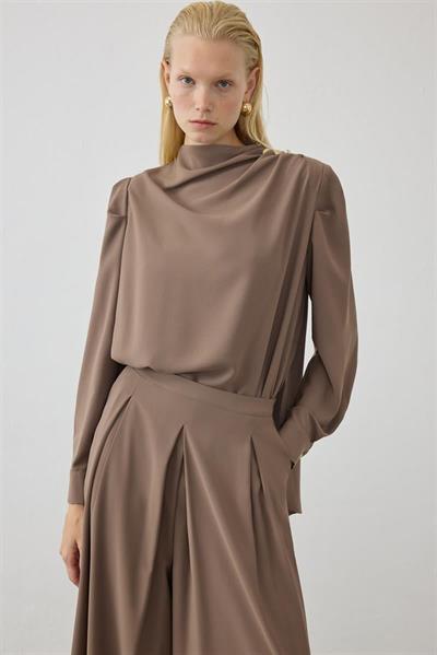 MİORİ BOİS PANTOLONLU KREP TAKIM ETUP