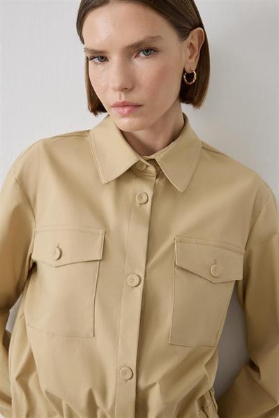 MİORİ BREVA ETEKLİ TAKIM BEJ