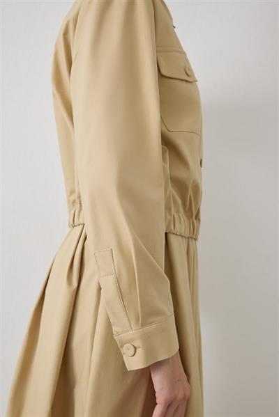 MİORİ BREVA ETEKLİ TAKIM BEJ