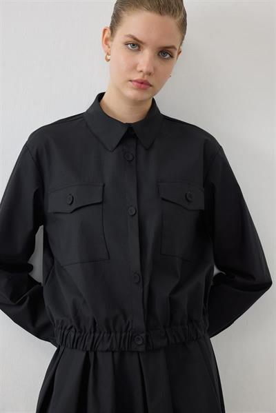 MİORİ BREVA ETEKLİ TAKIM SİYAH