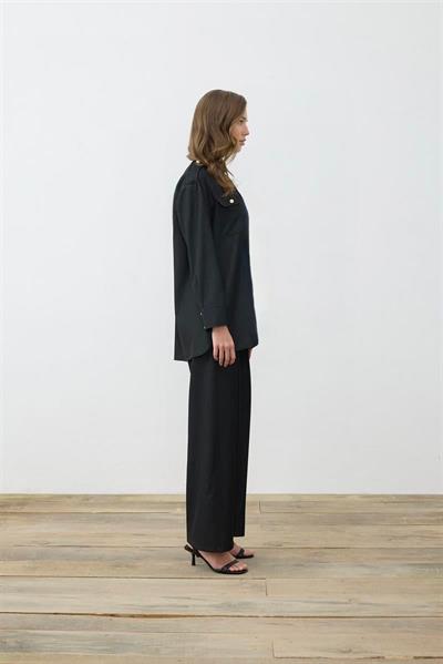 MİORİ BRİEL PANTOLONLU DENİM TAKIM SİYAH