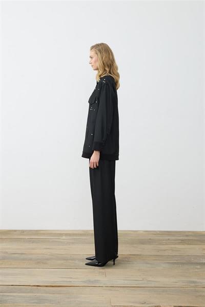 MİORİ DİA DENİM PANTOLONLU TAKIM SİYAH