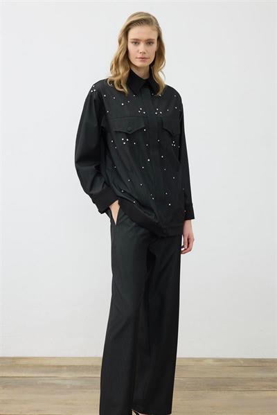 MİORİ DİA DENİM PANTOLONLU TAKIM SİYAH