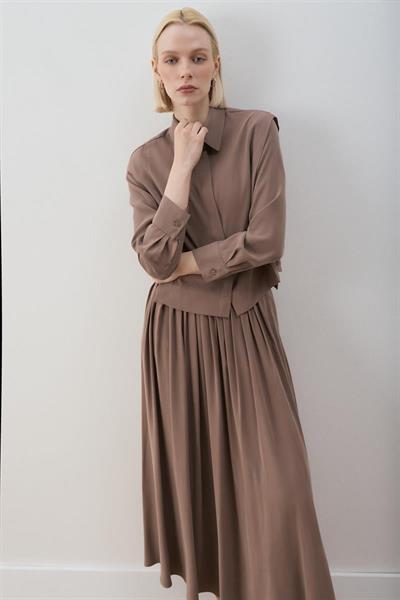 MİORİ ENNA ETEKLİ TAŞLANMIŞ MODAL TAKIM ETUP