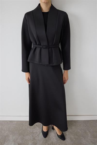 MİORİ EVORA ETEKLİ SCUBA TAKIM SİYAH