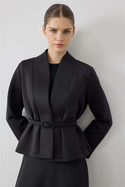 MİORİ EVORA ETEKLİ SCUBA TAKIM SİYAH