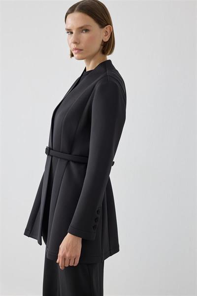 MİORİ EVORA PANTOLONLU SCUBA TAKIM SİYAH