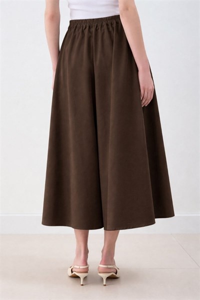 MİORİ FLOREN ETEK KAHVE