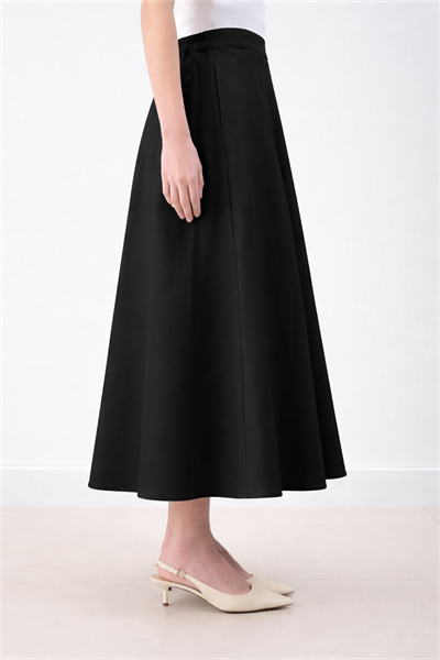 MİORİ FLOREN ETEK SİYAH